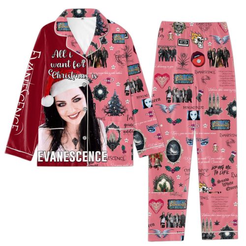 Get Festive with Evanesce Super Junior Christmas Button Down Pajamas LA