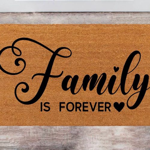 Personalized Family Rug: Perfect Christmas & Wedding Gift Home Decor – Last Name Doormat & Anniversary Keepsake
