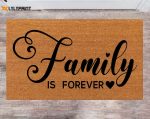 Personalized Family Rug: Perfect Christmas & Wedding Gift Home Decor – Last Name Doormat & Anniversary Keepsake