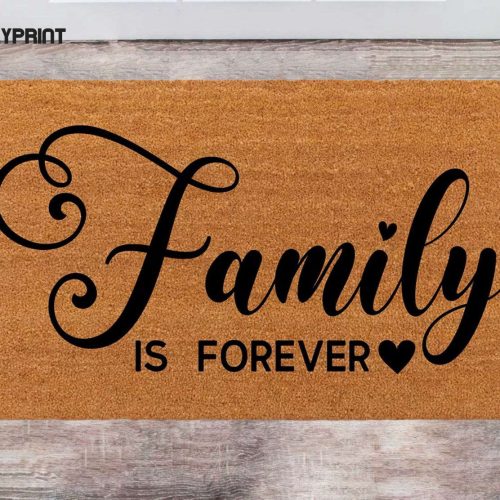 Personalized Family Rug: Perfect Christmas & Wedding Gift Home Decor - Last Name Doormat & Anniversary Keepsake