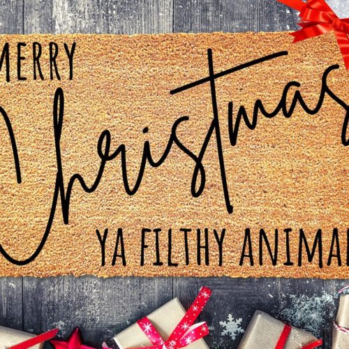 Get Festive with a Funny Christmas Doormat – Merry Christmas Welcome Mat