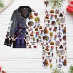 Spooky Five Nights at Freddy s Holiday Pajamas Set – Perfect Halloween Party Gift for Him 2024