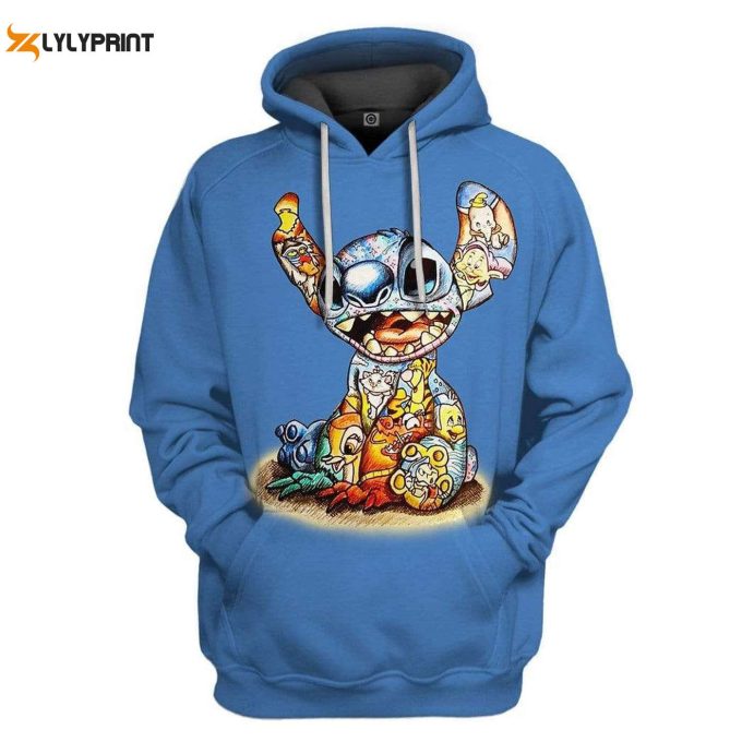 Flowermoonz 3D Stitch Hoodie: Trendy Apparel For Unique Style