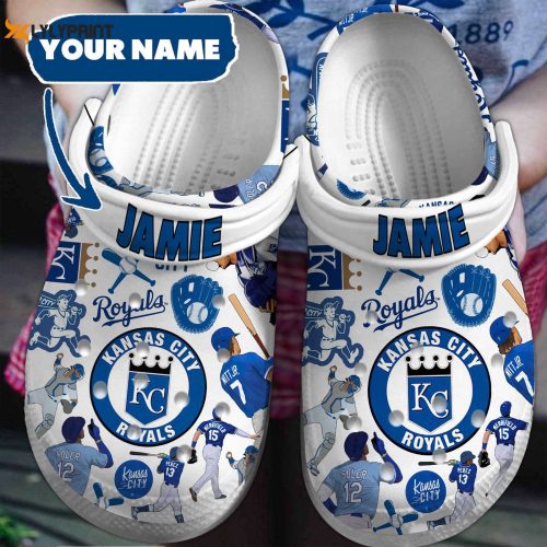 SportCrocs Kansas City Royals MLB Clogs – Comfortable Men Women & Kids Footwear