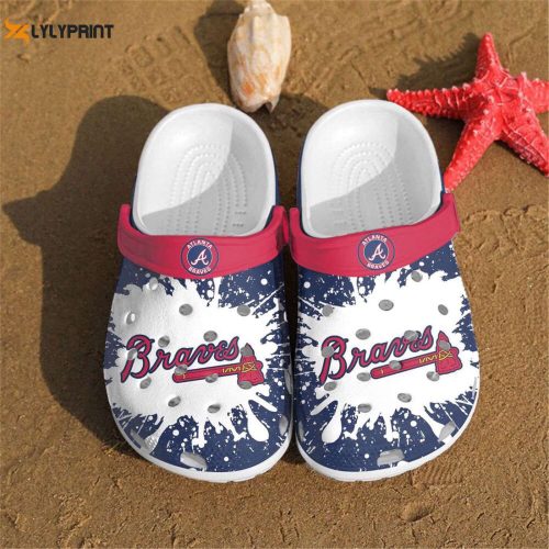 MLB Atlanta Braves Crocband Clogs – Stylish and Comfy Footwear for Baseball Fans
