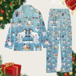 Frosty and Friends Pyjamas: Disney Movie Xmas PJ Set for Women and Men – Christmas Thick Pajamas