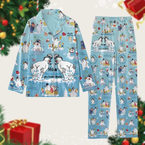 Frosty And Friends Pyjamas: Disney Movie Xmas Pj Set For Women And Men – Christmas Thick Pajamas