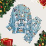 Frosty and Friends Pyjamas: Disney Movie Xmas PJ Set for Women and Men – Christmas Thick Pajamas