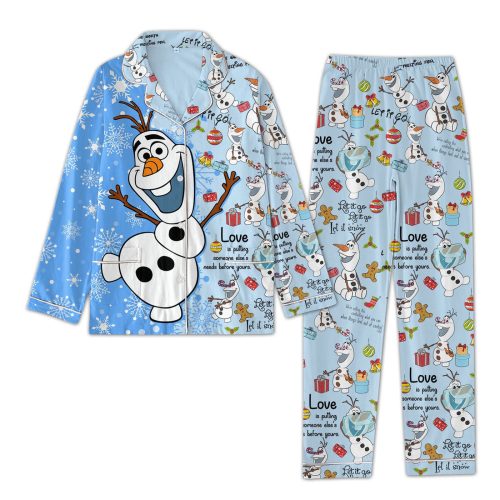 Get Festive with FRZ Christmas Button Down Pajamas in LA – Perfect Holiday Sleepwear!