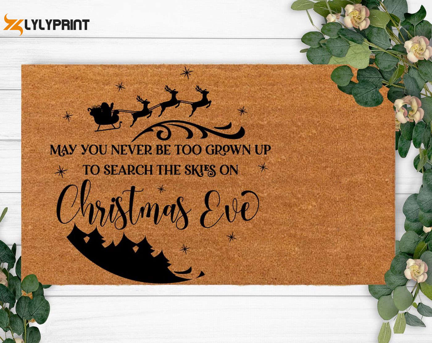 Funny Christmas Rug with Custom Family Name – Holiday Gift & Housewarming Décor – New Home Doormat Funny Christmas Rug with Custom Family Name – Holiday Gift & Housewarming Décor – New Home Doormat