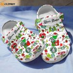Cheerful Grinch Christmas Clogs – Festive Footwear for Kids & Adults Cheerful Grinch Christmas Clogs – Festive Footwear for Kids & Adults
