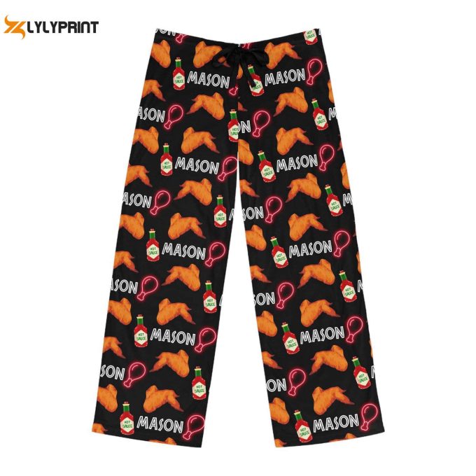 Chicken Wing Lover S Funny Pajama Pants For Him – Unique Buffalo Wing Gifts For Teenagers &Amp;Amp; Dad