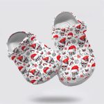 Funny Skull Christmas Hat Crocs-Shoes: Festive Candys & Snowflakes for Skull Lovers Funny Skull Christmas Hat Crocs-Shoes: Festive Candys & Snowflakes for Skull Lovers