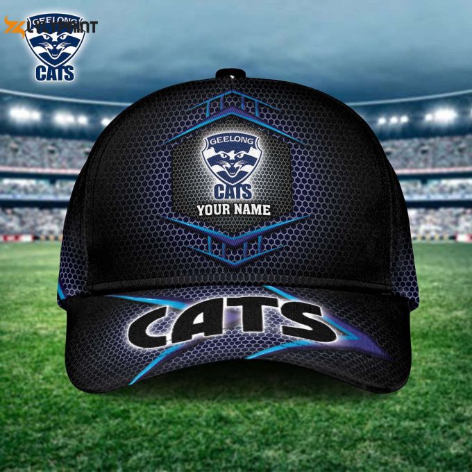 Geelong Cats Afl Personalized Cap 1