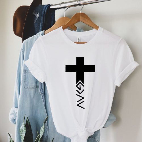 God is Greater than The Highs and Lows T-Shirt – Religious Christian Gift for Christmas