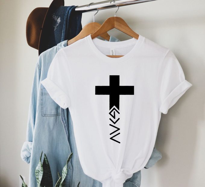 God Is Greater Than The Highs And Lows T-Shirt – Religious Christian Gift For Christmas