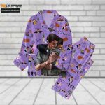 Friends TV Show Pajamas Set: Chandler Bing Halloween PJs for Women Matthew Perry Shirt Pants