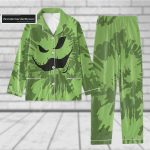 Spooky Halloween Oogie Boogie Pajamas Set Nightmare Before Christmas Pjs – Horror Movie Pajamas for Women