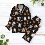 Halloween Women Pajamas: Cute Mickey Ghost & Pumpkin PJ Set Disney Shirt & Fall Gift