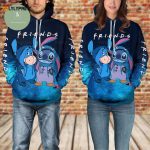 Disney Halloween Stitch and Eeyore Hoodie – Spooky Disneyland Trick or Treat Shirt