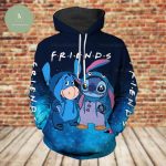 Disney Halloween Stitch and Eeyore Hoodie – Spooky Disneyland Trick or Treat Shirt