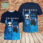 Halloween Stitch & Jack Cosplay Hoodie Magic Kingdom Shirt Tshirt Sweatshirt & Trick Or Treat Shirt