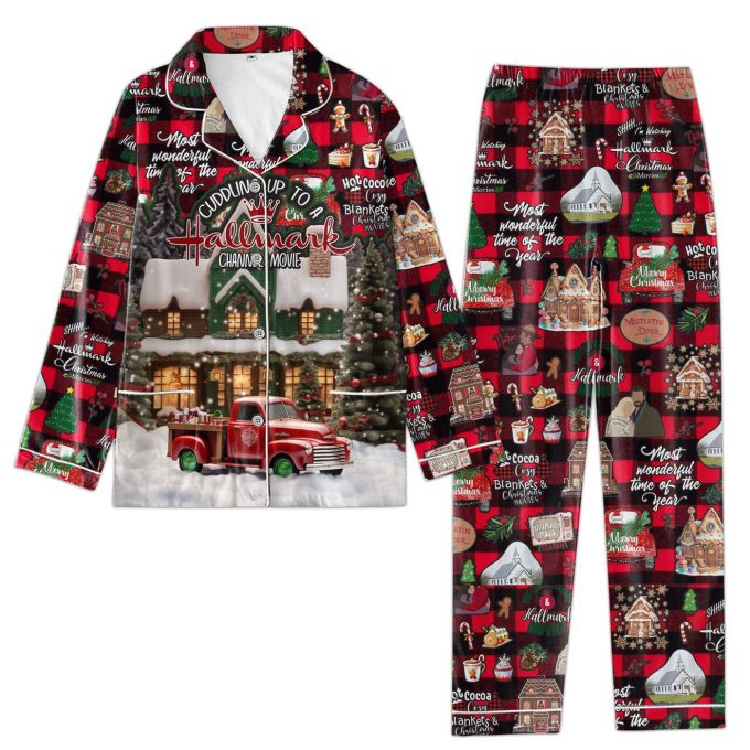 Hm Christmas Button Down Pajamas La: Festive &Amp; Cozy Sleepwear For The Holidays