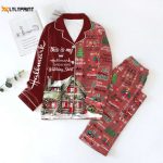 Stylish HM Christmas Button Down Pajamas TL: Cozy Festive Sleepwear