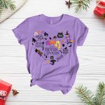 Hocus Pocus Halloween Pajamas Set – Sanderson Witches Holiday Sleepwear: Disney Witch & Horror Movie Shirt