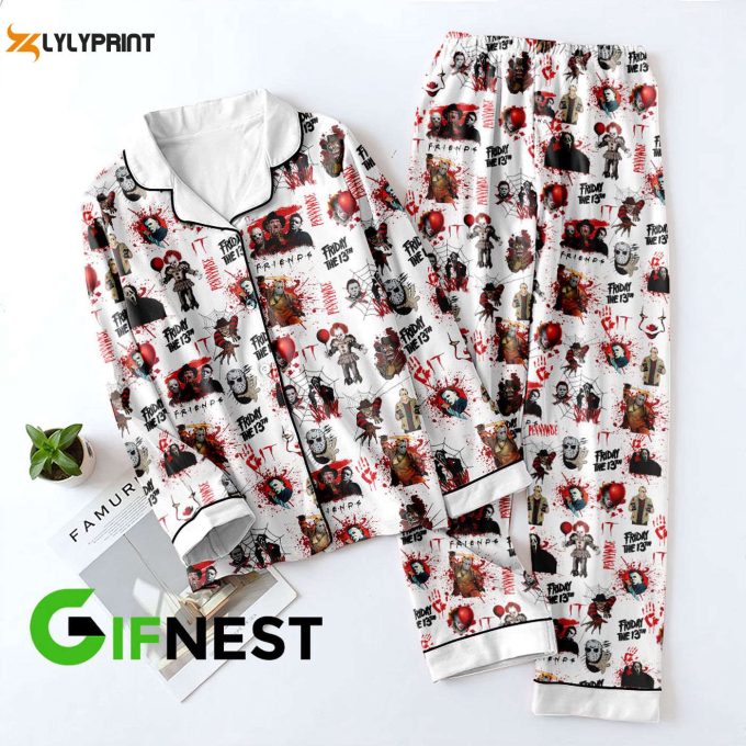 Sleep In Style And Fear With Horror Movies Pajama Set – Vandh 666