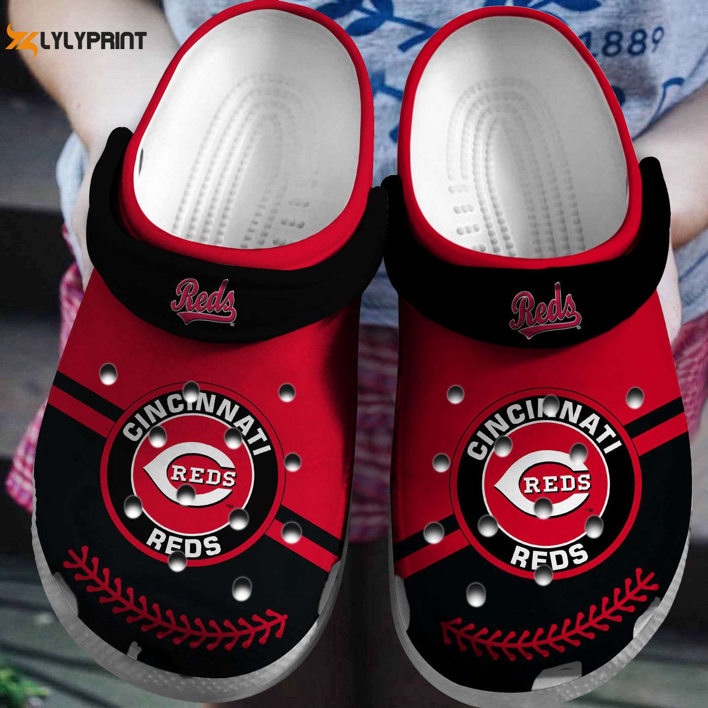 Shop Online for Hot MLB Cincinnati Reds Red-Black Crocs Shoes: Trusted & Stylish Clog Shoes Shop Online for Hot MLB Cincinnati Reds Red-Black Crocs Shoes: Trusted & Stylish Clog Shoes