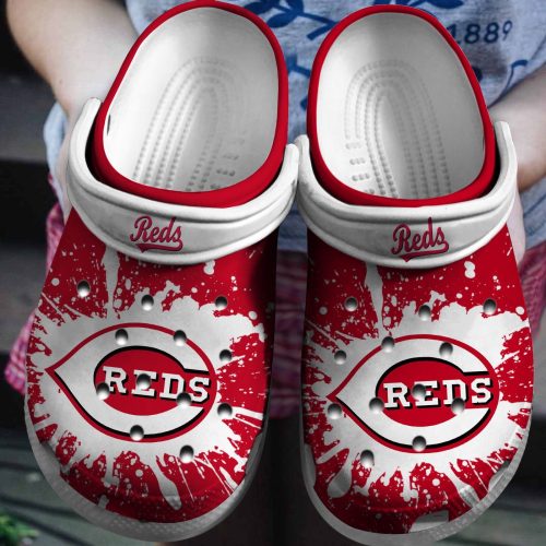 Cincinnati Reds Red-WhiteCrocs Clog Shoes: Top MLB Team Gear for Trusted Online Shopping