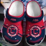 Shop Stylish MLB Cleveland Guardians Red-Navy Crocs Clog Shoes: Hot Team Gear!