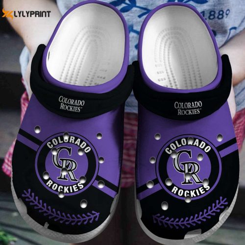 Rock the Field with Colorado Rockies Crocs Shoes – MLB Team Clog Shoes