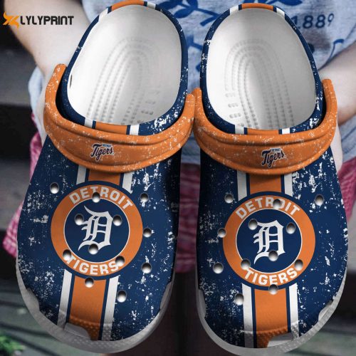 Shop Detroit Tigers Navy Crocs Shoes – MLB Team Clog Shoes
