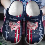 Stylish MLB New York Yankees Navy Crocs Shoes – Perfect for Fans!