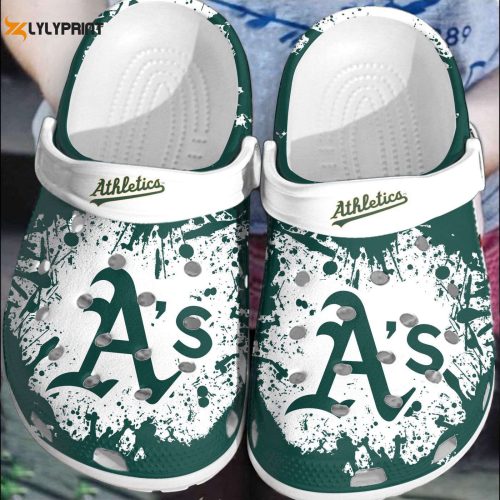 Shop MLB Team Oakland Athletics Crocs Shoes Online – Trusted Worldwide Shopping