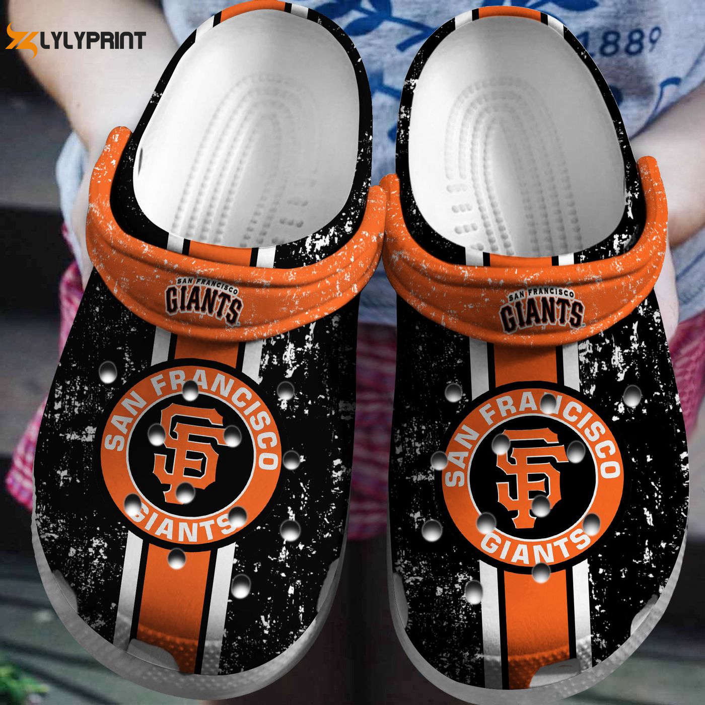 Shop Stylish Black & Orange San Francisco Giants MLB Crocs Shoes Shop Stylish Black & Orange San Francisco Giants MLB Crocs Shoes
