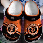 Stand Out with Hot MLB Team San Francisco Giants Orange-Black Crocs Shoes – Shop Now!