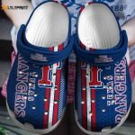 Texas Rangers Blue Crocs Shoes: Stay Stylish with MLB Team-Inspired Clog Shoes