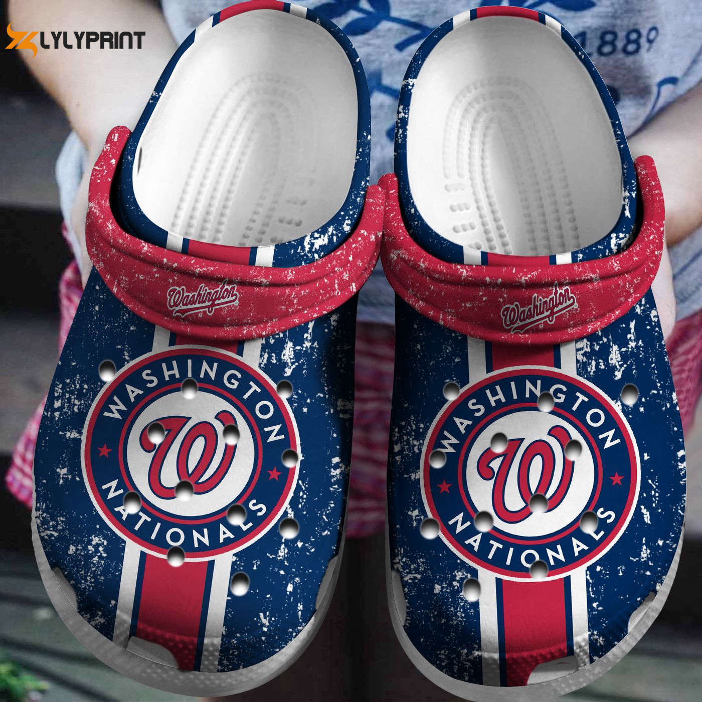 Shop the Hot MLB Team Washington Nationals Red-Navy Crocs Shoes – Stylish Clog Shoes Shop the Hot MLB Team Washington Nationals Red-Navy Crocs Shoes – Stylish Clog Shoes