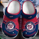 Show Your Team Spirit with Hot MLB Washington Nationals Red Clog Shoes – NavysCrocs: Stylish and Supportive!