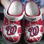 Shop Washington Nationals Red & White Crocs Shoes: Hot MLB Team Clog Shoes Shop Washington Nationals Red & White Crocs Shoes: Hot MLB Team Clog Shoes