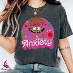 Inside Out Anxiety Shirt – Characters Tee for Inside Out 2 Movie – Pixar