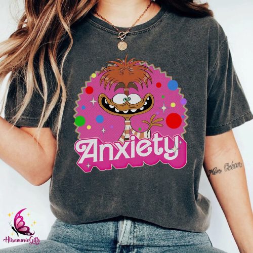 Inside Out Anxiety Shirt – Characters Tee For Inside Out 2 Movie – Pixar