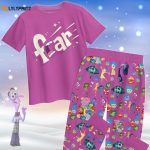 Disney Inside Out Fear Pajamas: Festive Movie-themed Holiday Gift for Her