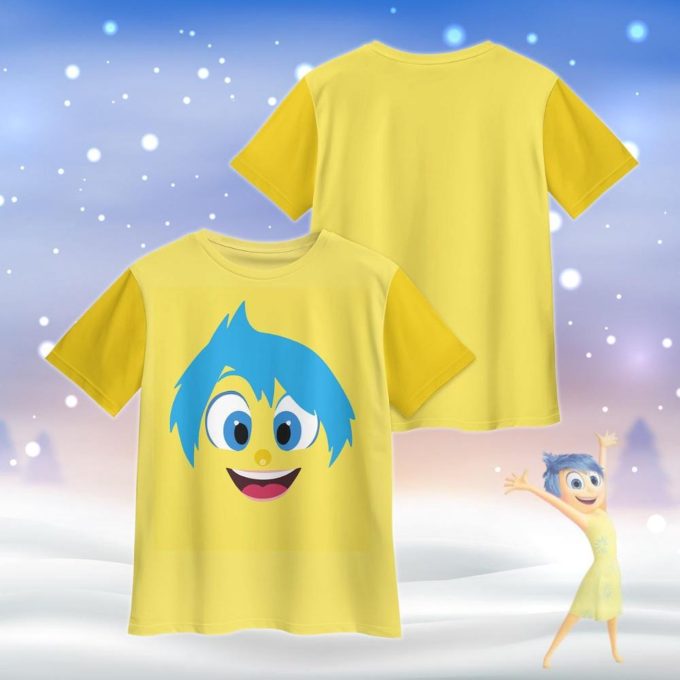 Disney Inside Out Joy Pajamas: Festive Emotion Friends Gift For Kids