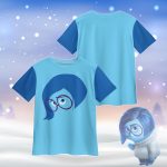 Disney Inside Out Sadness Pajamas – Perfect Emotion Friends Gift for Kids Christmas Movie PJs