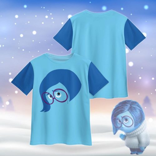 Disney Inside Out Sadness Pajamas – Perfect Emotion Friends Gift for Kids Christmas Movie PJs