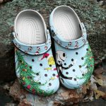 Spooky Fun: Jack and Christmas Tree Halloween Clogs for Kids & Adults